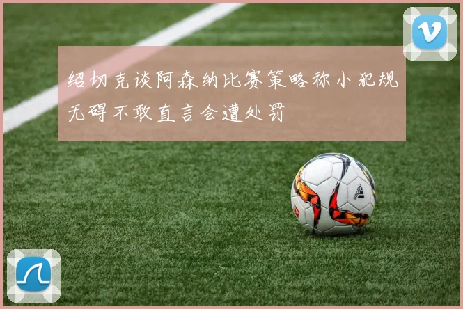 绍切克谈阿森纳比赛策略称小犯规无碍不敢直言会遭处罚