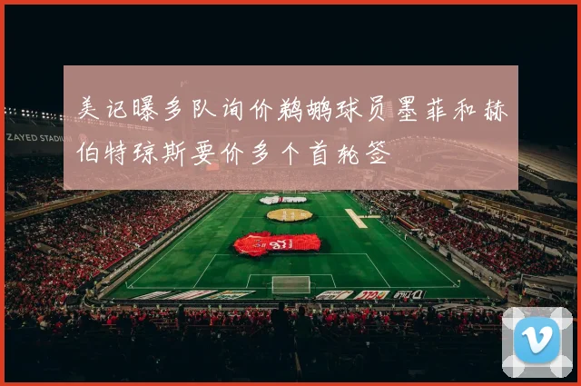 美记曝多队询价鹈鹕球员墨菲和赫伯特琼斯要价多个首轮签
